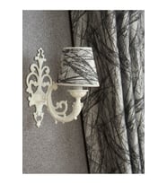 Massarelli Bush Tekli Aplik Krem-Gri Desenli