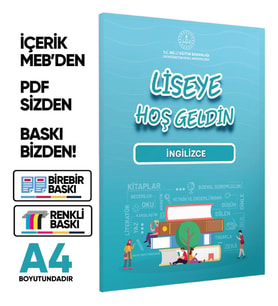 2027 MEBİ 11.Sınıf Maarif Modeli Yeni Müfredat LİSEYE HOŞGELDİN İngilizce Kitabı BASKI ÜCRETİ