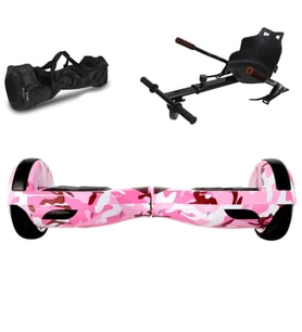 Citymate Elektrikli Kaykay Hoverboard Akıllı Denge 6.5 Inch + HoverKart + Çanta EXTREM PAKET D05
