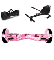Citymate Elektrikli Kaykay Hoverboard Akıllı Denge 6.5 Inch + HoverKart + Çanta EXTREM PAKET D05