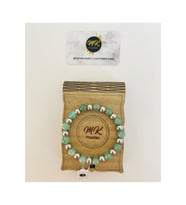 Gerçek Aventurin Taşı Bileklik Özel Kutusunda Müşteri Kartlı mk.022.002 (Çok Renkli)