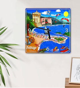 Fethiye Tasarımlı Duvar Saati