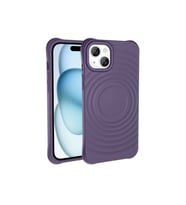 Apple iPhone 14 Plus Uyumlu M-safe Şarj Özellikli Airbagli Mat Görünümlü Zore Hepi Kapak (Açık Mavi)