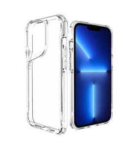 Apple iPhone 13 Pro Uyumlu Kılıf Case, Transparent Smooth Hard Protective Cover (Şeffaf)