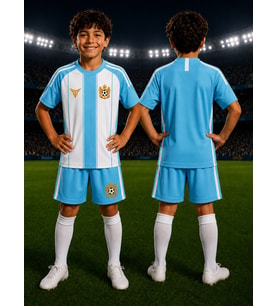 Çocuk Halı Saha Futbol forması Seti Açık Turkuaz Forma+Şort+Çorap