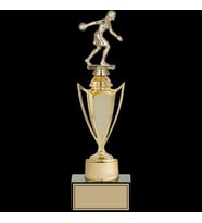 ODAK KUPA - Figürlü Kupalar - Bowling Kadın Figürlü Kupalar FG-040 C - 32 cm