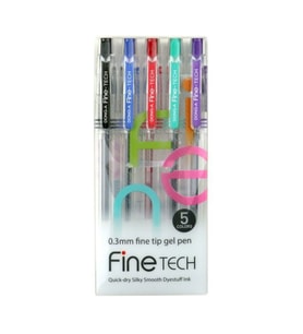 Dong-A Fine-Tech 0.3 mm. İğne Uçlu Kalem 5 Renk Set 