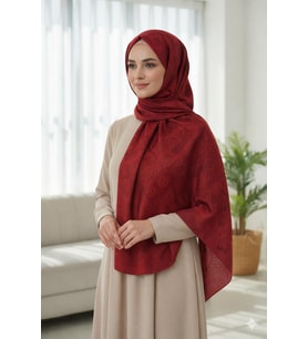 Aker Lyocell Naia Aura Şal 6070500 (Bordo)