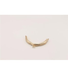 Çanta Klips Oval - 10 cm Altın