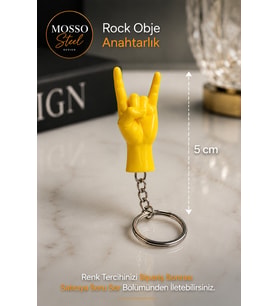 Rock El İşareti Anahtarlık
