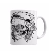 SKULL BONE Kupa Bardak Porselen