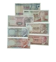 6. 7. Emisyon Kağıt Koleksiyon Para. Antikalar Hobi Hediye Darpane Türk Lirası