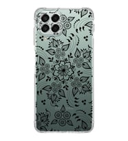 Samsung Galaxy M33  Köşe Korumalı Antişok Kapak Nostalji Desen Tasarımlı Şeffaf  Kılıf