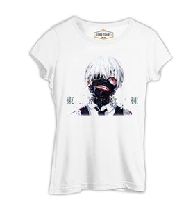 Tokyo Ghoul 2 Beyaz Kadın Tshirt