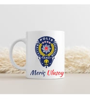 Polislere Özel Tasarımlı Kupa Bardak