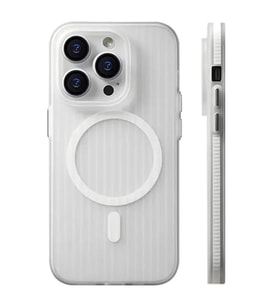 Coverzone iPhone 14 Pro ile uyumlu K?l?f Kamera Koruma �?k?nt?l? Magsafe ile uyumlu ?effaf Transparan T?rt?kl? Kenar Geometrik Summer iPhone 14 Pro ile uyumlu K?l?f (White, iPhone 14 Pro Max)