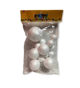 PUTİ 06352 KÖPÜK TOP 6,5CM 1AD- 5CM 4AD- 3CM 8AD