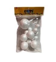 PUTİ 06352 KÖPÜK TOP 6,5CM 1AD- 5CM 4AD- 3CM 8AD
