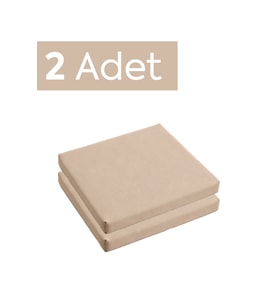 Renkli Bağcıklı Çıkarılabilir Kılıflı Su İtici Oturum Minderi 40x40x4