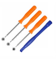 T6 T8 T10 Tornavida Kasa Kol Ayırıcı Set XBOX 360 XBOX One PS3 PS4 PS5 XBOX One S/X (Turuncu)