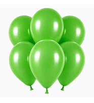 Yeşil Renk Lateks Pastel Balon (30 cm) - 6 Adet