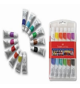Faber-Castell Guaj Boya Tüp 12 Renk