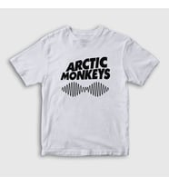 Presmono Unisex Çocuk Beyaz Cover Arctic Monkeys T-Shirt 12890tt (Beyaz)