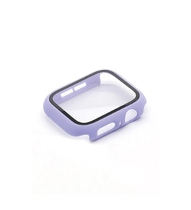 Apple Watch 38mm Camlı Kasa Ekran Koruyucu - Lila