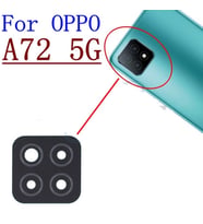 Tkgz Oppo A72 Arka Kamera Camı Lens Yapışkanlı