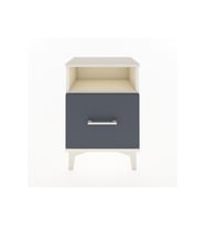 Arges Komodin Tek Raflı 2 Çekmeceli 44x30x64 Aytaşı-Antrasit