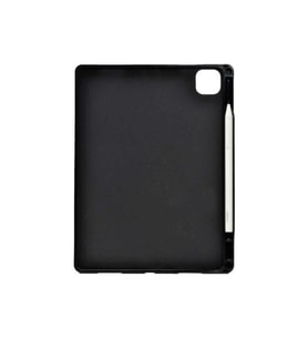 Apple iPad Pro 12.9 2020 (4.Nesil) Uyumlu Zore Kalemli Tablet Silikon (Siyah)