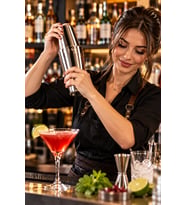 Paslanmaz Çelik Kokteyl Shaker Seti (750 ml + 500 ml)