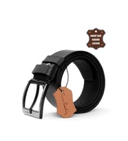 Pierre Cardin PC452 Erkek 4,5 cm Hakiki Deri Kemer Siyah