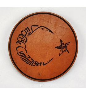 AYYILDIZ ATATÜRK Deri PEÇ - Arma - Askeri Patch (Taba)