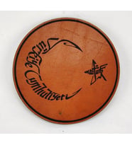 AYYILDIZ ATATÜRK Deri PEÇ - Arma - Askeri Patch (Taba)