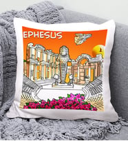 Efes Tasarımlı Yastık