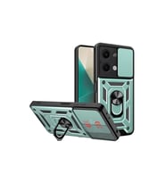 Xiaomi Poco X6 Kılıf Pars Lens Yüzüklü Silikon - Yeşil