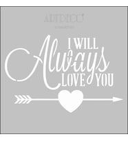 ARTDECO STENCİL 30X30CM  ALWAYS 101