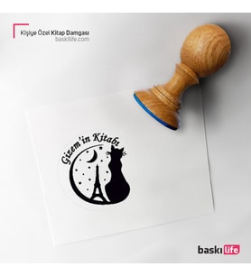 Kişiye Özel Kitap Damgası Kitap Mührü Kaşe Kitap Mühür Özel Damga 292