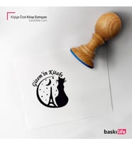 Kişiye Özel Kitap Damgası Kitap Mührü Kaşe Kitap Mühür Özel Damga 292