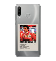 Huawei P30 Lite Uyumlu Carlos Sainz Desenli Şeffaf Telefon Kılıfı