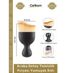 #DetayFırça Ultra Hassas Çizmez Ergonomik Pleksi Kutulu Araba Detay Temizlik Fırçası Yumuşak Kıllı