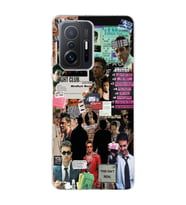 Xiaomi Mi 11T - 11T Pro Uyumlu Fight Club Tasarımlı Şeffaf Telefon Kılıfı