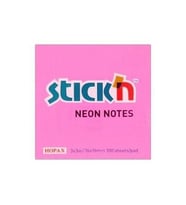 Hopax Stıckn Yapışkanlı Not Kağıdı 100 Yaprak 76x51 Mm Pastel Pembe