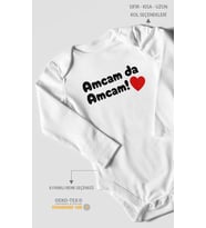 Amcam Temalı Uzun Kollu Çıtçıtlı Bebek Body