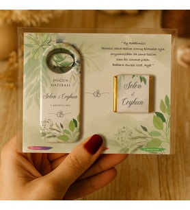 Söz Nişan Kına Nikah Düğün Hatırası Uzun Açacak Magnet