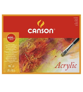 Canson Akrilik Ve Sulu Boya Blok Grenli 400gr 10 yaprak 36x48cm