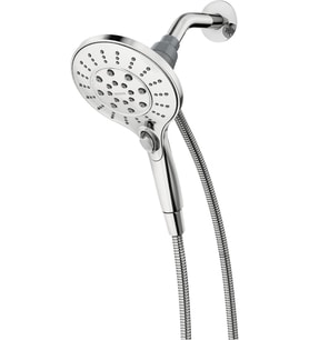 Moen 26112 Engage Magnetix Altı İşlevli 5,5 İnç Manyetik Yerleştirme Sistemli El Duş Başlığı, Krom, (Çok Renkli)