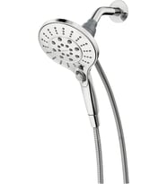Moen 26112 Engage Magnetix Altı İşlevli 5,5 İnç Manyetik Yerleştirme Sistemli El Duş Başlığı, Krom, (Çok Renkli)
