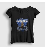 Presmono Kadın Siyah Miss Scorpions T-Shirt 109698tt